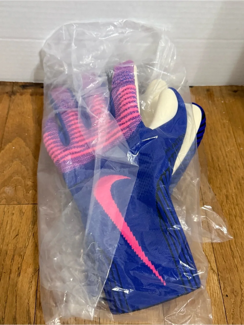 Nike Phantom Dynamic Fit Goalkeeper Soccer Gloves Blue Size 9 [IF8190-458]